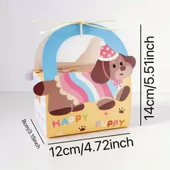 Caja con manija y visor "Puppy". Dos modelos. Precio por unidad. - Capkelitos