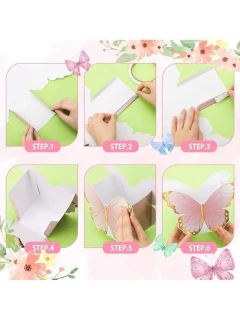 Caja mariposa. 3 colores disponibles. Precio por unidad - Capkelitos