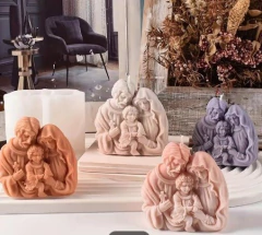 Molde de silicona para VELA/ Pesebre 2