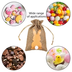 Bolsa arpillera conejo de 10x15 cms. Precio por unidad. - comprar online