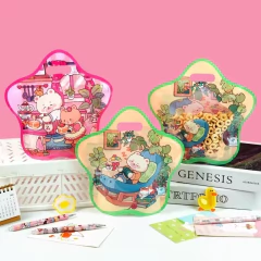 Bolsa doypack con forma de estrellas. Diseño ositos. Precio por unidad, en internet