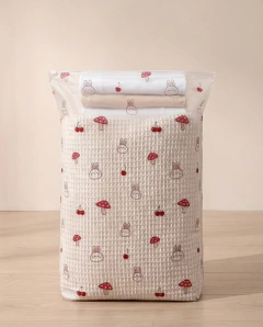 Bolsas para ropa "hongos y conejitos". 3 tamaños disponibles. Precio por unidad. - comprar online