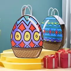 Imagen de Bolsa de papel con fuelle. Huevo en canasta. Precio por unidad.