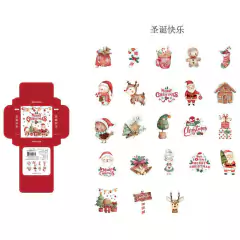 Pack con 46 stickers Navidad en internet