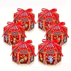 Caja hexagonal "circus". Precio por unidad. - Capkelitos