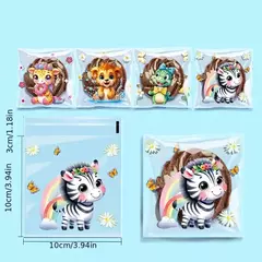 Bolsa opp "Animalitos y flores”. Pack por 10 unidades. en internet