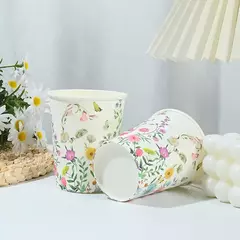 Vasos de polipapel temática "primavera". Precio por unidad - comprar online