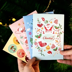 6 Sobres de papel navidad - comprar online