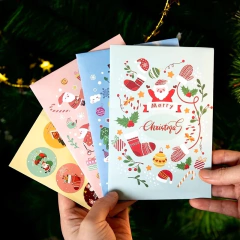 6 Sobres de papel navidad - comprar online