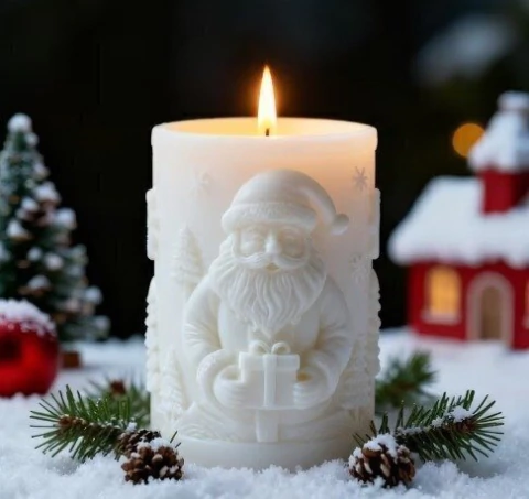 Molde de silicona para VELA/ NOEL 4