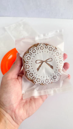 Envoltorio "Blonda blanca" 10x13,5cms. Pack por 10 unidades.