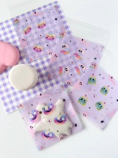 Bolsa opp "Halloween surtido" 10x10 cms. Pack por 10 unidades.