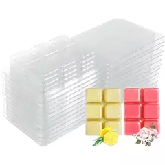 Molde de plástico pet con 6 cavidades para wax melt. Precio por unidad. - comprar online