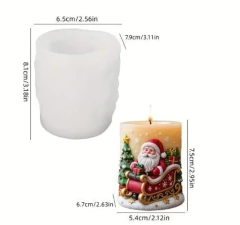 Molde de silicona para VELA/ NOEL trineo 2 - comprar online