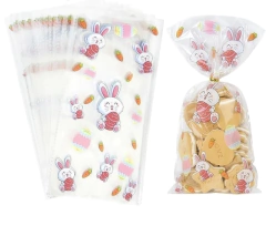 Bolsa "Conejitos" 12,5x27cms. Pack por 10 unidades.