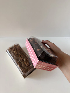 Caja rectangular cuadrille con tapa. Precio por unidad. - Capkelitos