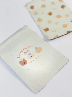 Bolsa con cierre hermético ositos y perritos con bonete. Precio por unidad. en internet