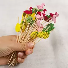 Pinchos "tropical". Pack por 10 unidades. en internet