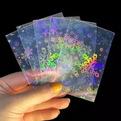 Bolsa translucida con diseños holograficos 6x9 cms. Pack por 10 unidades.