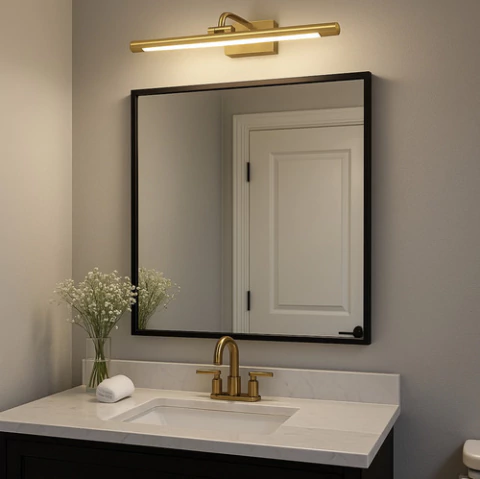 Aplique Led Dorado Usb Luz Calida Neutra Fria Control Remoto Dorado