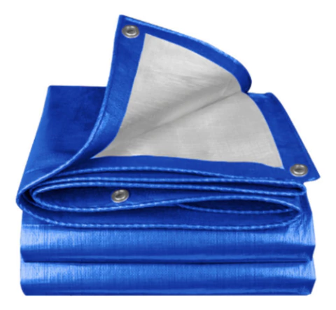Lona Impermeable Azul 5x6m C/ojales Jdtq1856 Jadever