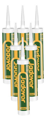 Silicona Acética Transparente 300ml Sellar Pack X 6 Jadever