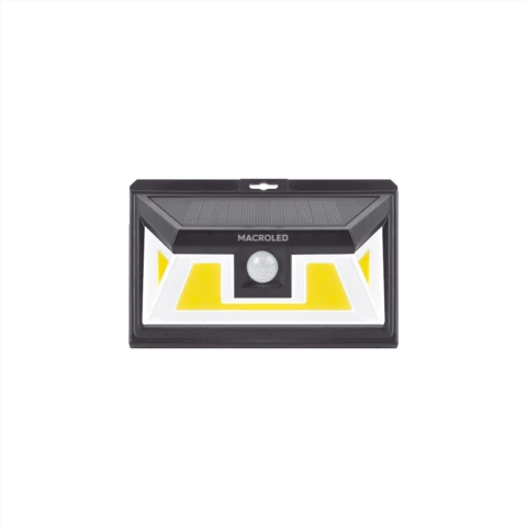 Aplique Led Solar 5w Sensor Fotocelula Exterior Luz Cálida ó Luz Fría