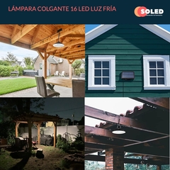 Lampara Led Solar Lampara Colgante Luz Fría Control Remoto - comprar online