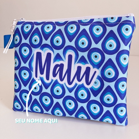 Necessaire Clutch Personalizada | Estampa Olho Grego