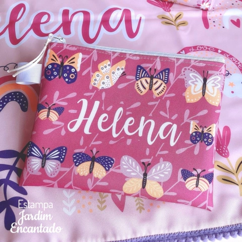 Necessaire Clutch Personalizada | Estampa Jardim