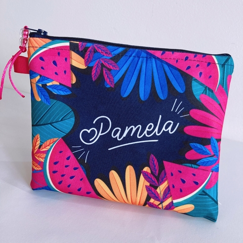 Necessaire Clutch Personalizada | Estampa Tropical