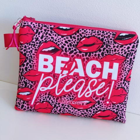 Necessaire Clutch Personalizada | Estampa Boca Red