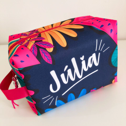 Necessaire Box Personalizada | Estampa Tropical