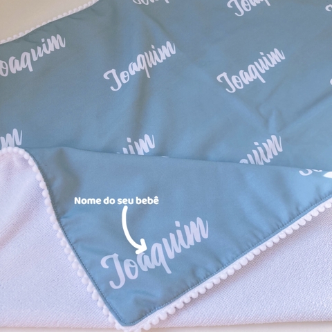 Canga Toalha Infantil Personalizada | Estampa It's a Boy