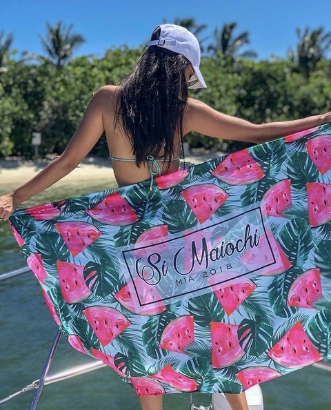 Canga de Praia Personalizada | Estampa Melancia