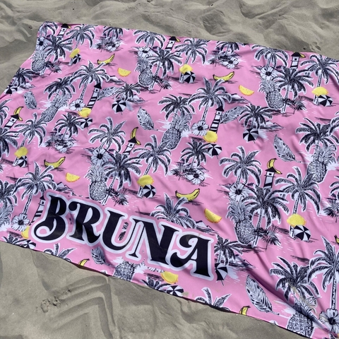 Canga de Praia Personalizada Estampa Noronha