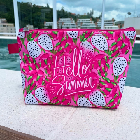 Necessaire Slim M (Média) Personalizada • Estampa Pitaya