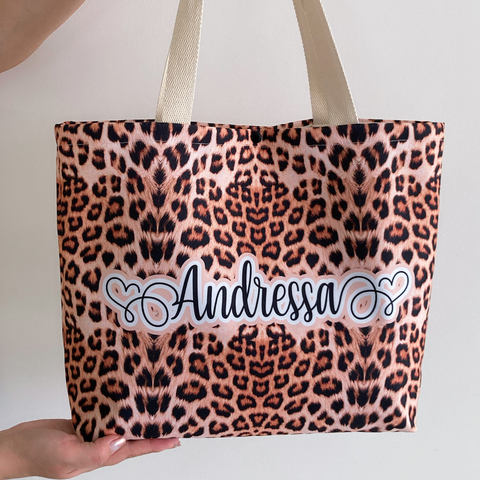 Bolsa Slim Personalizada | Estampa Onça Preta