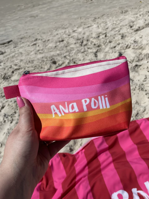 Necessaire “P” Slim Personalizada | Estampa Sol