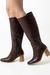 Botas Palm Croco Bordeaux - Macu