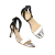 Cloe Tricolor negro taco fino