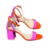Cloe bicolor Fucsia Naranja - comprar online