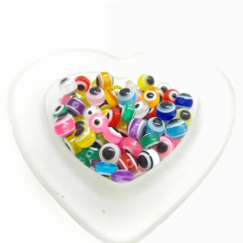 Ojo TURCO 6 mm colores