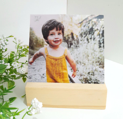 POLAROID + BASE MADERA X 10