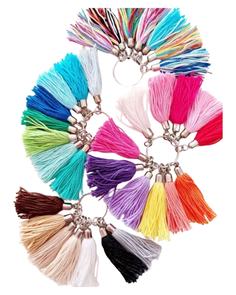 20 BORLAS DE HILO CON CAPUCHÓN - comprar online