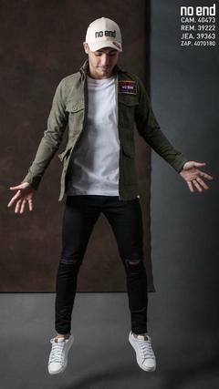 CHAQUETA DE GABARDINA 40473