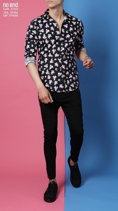 CAMISA ESTAMP ROSAS 37152
