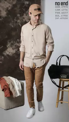 CAMISA LINO LISA M/LARGA 41100