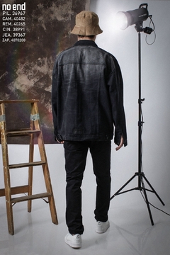 CAMPERA JEAN BLACK OVERSIZE 40482 - comprar online