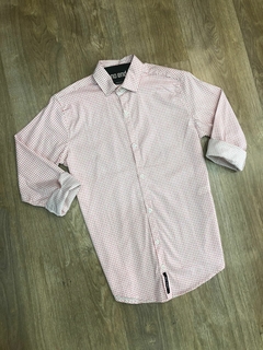CAMISA ESTAMP PUNTOS ROJOS 37152